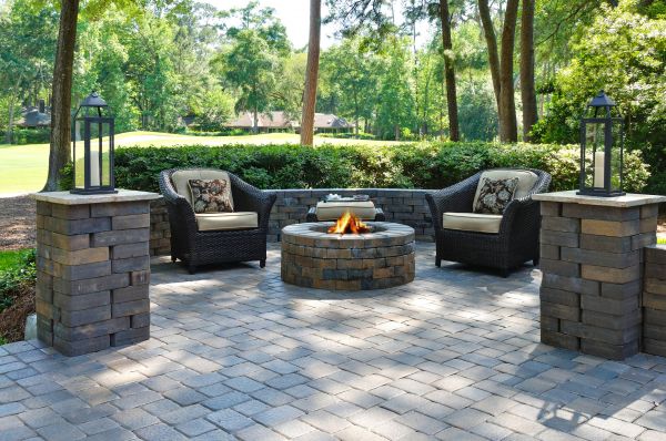 Fire Pit Installation in Columbia