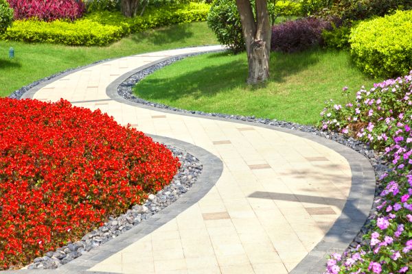 Garden Walkway Installation in Columbia